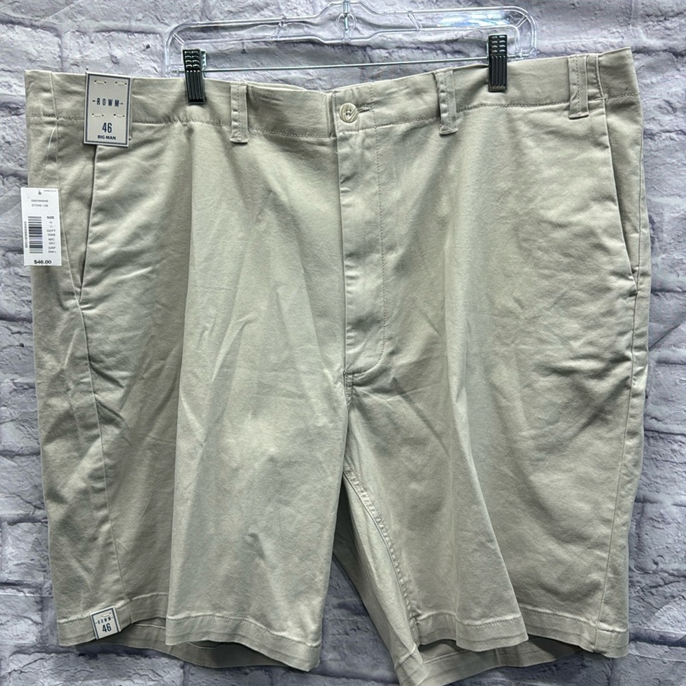 ROWM Tan Shorts Big Man Size 46 NWT